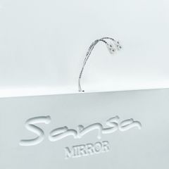 Зеркало Gia 75 white с подсветкой Sansa (SGa1044Z) в Асбесте - asbest.mebel24.online | фото 5