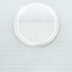 Зеркало Gia 75 white с подсветкой Sansa (SGa1044Z) в Асбесте - asbest.mebel24.online | фото 3