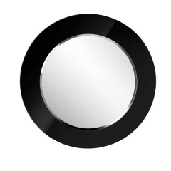 Зеркало круглое черный (РМ/02) в Асбесте - asbest.mebel24.online | фото