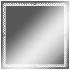 Зеркало Паликир 700х700 с подсветкой Домино (GL7051Z) в Асбесте - asbest.mebel24.online | фото