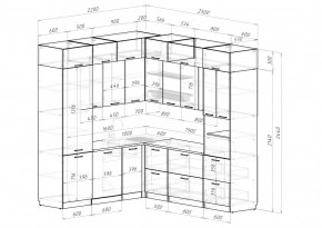 АЛЬБА Кухонный гарнитур Гранд Прайм  (2200*2500 мм) в Асбесте - asbest.mebel24.online | фото 2