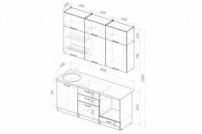 АЛЬБА Кухонный гарнитур Макси 1800 мм в Асбесте - asbest.mebel24.online | фото 2