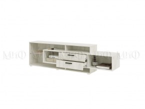 АЛТЕЯ Тумба ТВ (Дуб крафт белый) в Асбесте - asbest.mebel24.online | фото 2
