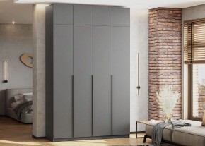 Антресоль 1600 «ШК-5» Графит серый в Асбесте - asbest.mebel24.online | фото 4