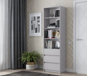 АЙДЕН СТЛ06-600 Стеллаж с 3 ящиками (серый) в Асбесте - asbest.mebel24.online | фото