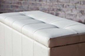 Банкетка-сундук Лонг светло-бежевая  в Асбесте - asbest.mebel24.online | фото 2