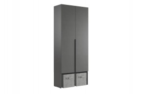 БАСКО Прихожая К10 (графит) в Асбесте - asbest.mebel24.online | фото 4