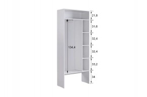 БАСКО Прихожая К10 (графит) в Асбесте - asbest.mebel24.online | фото 6