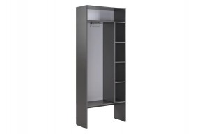 БАСКО Прихожая К10 (графит) в Асбесте - asbest.mebel24.online | фото 7
