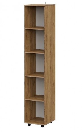 БАЙКАЛ Пенал (Графит/Дуб золотой) в Асбесте - asbest.mebel24.online | фото 2
