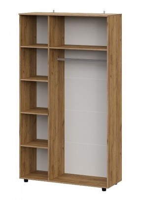 БАЙКАЛ Шкаф трехстворчатый (Графит/Дуб золотой) в Асбесте - asbest.mebel24.online | фото 2