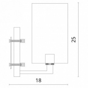 Бра Divinare Porta 5933/01 AP-1 в Асбесте - asbest.mebel24.online | фото 3