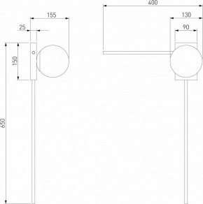 Бра Eurosvet Fredo 40034/1 латунь в Асбесте - asbest.mebel24.online | фото 4