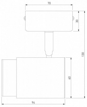 Бра Eurosvet Morgan 20124/1 белый/ черный в Асбесте - asbest.mebel24.online | фото 3