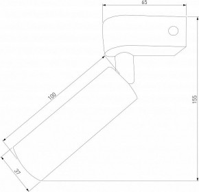 Бра Eurosvet Pitch 20143/1 LED черный в Асбесте - asbest.mebel24.online | фото 2