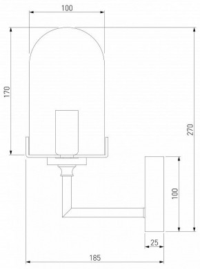 Бра Eurosvet Pluto 60156/1 хром в Асбесте - asbest.mebel24.online | фото 2