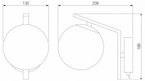 Бра Eurosvet Shape 70132/1 хром в Асбесте - asbest.mebel24.online | фото 3