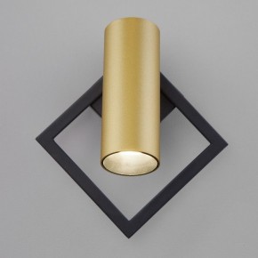 Бра Eurosvet Turro 20091/1 LED черный/ золото в Асбесте - asbest.mebel24.online | фото 4