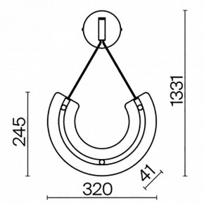 Бра Maytoni Maya P091WL-L18G3K1 в Асбесте - asbest.mebel24.online | фото 4