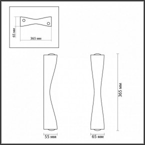 Бра Odeon Light Anika 4290/10WL в Асбесте - asbest.mebel24.online | фото 3