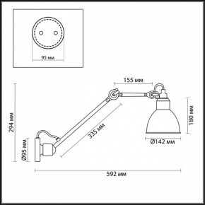 Бра Odeon Light Arta 4125/1WD в Асбесте - asbest.mebel24.online | фото 4