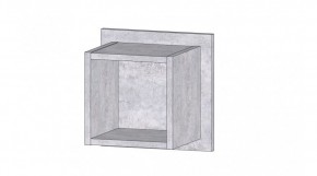 ДАЛЛАС Полка квадрат (цемент светлый) в Асбесте - asbest.mebel24.online | фото