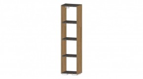 ДАЛЛАС Секция открытая (цемент темный) в Асбесте - asbest.mebel24.online | фото