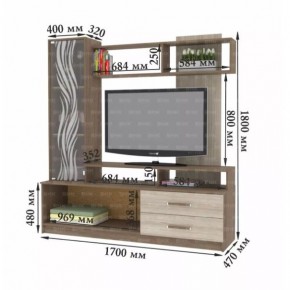 ДАРЬЯ Гостиная (Крафт серый/Крафт белый) в Асбесте - asbest.mebel24.online | фото 8