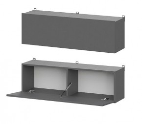ДЕНВЕР Гостиная (Варианнт-1) Графит серый в Асбесте - asbest.mebel24.online | фото 4