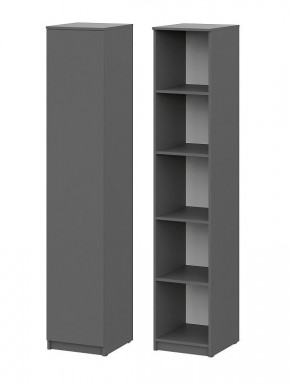 ДЕНВЕР Гостиная (Варианнт-1) Графит серый в Асбесте - asbest.mebel24.online | фото 6