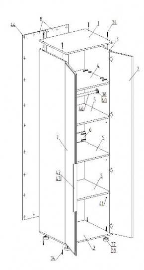 Детская "Лео" (модульная) в Асбесте - asbest.mebel24.online | фото 9