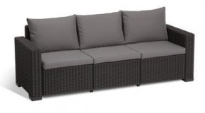Диван Калифорния 3-х местный (California 3 Sofa), графит в Асбесте - asbest.mebel24.online | фото 2