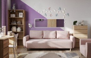 Диван-кровать Тулисия светло-розовый, ткань рогожка в Асбесте - asbest.mebel24.online | фото 4