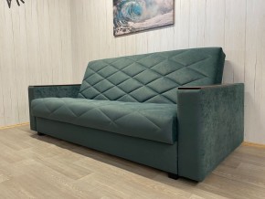 Диван Престиж-15 (НПБ+МДФ) велюр Sensey bottle green в Асбесте - asbest.mebel24.online | фото 3