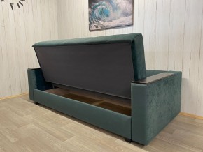 Диван Престиж-15 (НПБ+МДФ) велюр Sensey bottle green в Асбесте - asbest.mebel24.online | фото 5