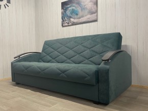 Диван Престиж-16 (НПБ+МДФ) велюр Sensey bottle green в Асбесте - asbest.mebel24.online | фото 4