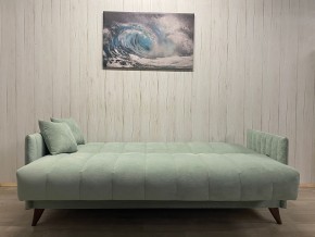 Диван Престиж-3 (НПБ) велюр Sensey mist green в Асбесте - asbest.mebel24.online | фото 3