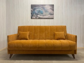 Диван Престиж-3 (НПБ) велюр Sensey terracotta в Асбесте - asbest.mebel24.online | фото 2