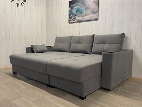 Диван угловой Комфорт-3 (НПБ+МДФ) велюр Galaxy Lite 26 в Асбесте - asbest.mebel24.online | фото 3