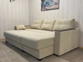 Диван угловой Комфорт-3 (НПБ+МДФ) велюр Luma 01 в Асбесте - asbest.mebel24.online | фото 4