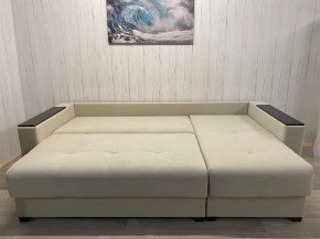 Диван угловой Комфорт-3 (НПБ+МДФ) велюр Luma 01 в Асбесте - asbest.mebel24.online | фото 6