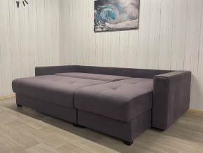 Диван угловой Комфорт-3 (НПБ+МДФ) велюр Monaco 8 в Асбесте - asbest.mebel24.online | фото 3