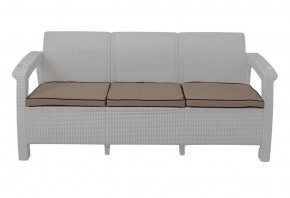 Диван Yalta Premium Sofa 3 Set (Ялта) белый (+подушки под спину) в Асбесте - asbest.mebel24.online | фото 2
