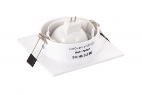 DK3021-WH Встраиваемый светильник, IP 20, 10 Вт, GU5.3, LED, белый, пластик в Асбесте - asbest.mebel24.online | фото 3