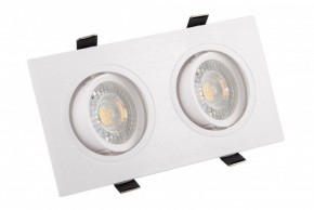 DK3022-WH Встраиваемый светильник, IP 20, 10 Вт, GU5.3, LED, белый, пластик в Асбесте - asbest.mebel24.online | фото 1