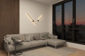 DK5014-BK Бра 1000 мм, 3000К, IP20, 12 Вт, черный, алюминий в Асбесте - asbest.mebel24.online | фото 6