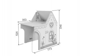 ДОМИК Стол-трансформер в Асбесте - asbest.mebel24.online | фото 3