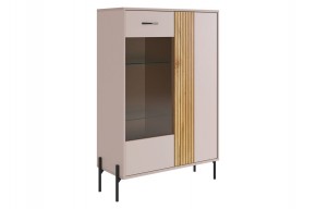 ДОМИНИКА Комод (со стеклом) в Асбесте - asbest.mebel24.online | фото