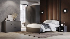 ЭЛЕГАНТ Спальный гарнитур (модульный) графит в Асбесте - asbest.mebel24.online | фото 1