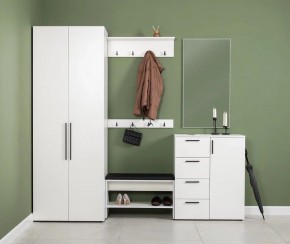 ЭЙР прихожая (модульная) Белый Шагрень в Асбесте - asbest.mebel24.online | фото